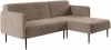 0000004180000000036174 Monaco диван-кровать с шезлонгом, с подлокотниками, бархат пепельно-бежевый 25 Top Concept арт.13012