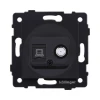 REA-022BM Розетка двойная спутниковая SAT + RJ45 черный матовый Kollinger REA-022BM для Aspekt, Eleganz, Reflex