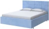 2023657 PROxSON Кровать Neo (Ткань: Велюр Teddy Небесно-голубой) 120x190