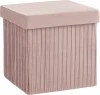УТ000038992 Пуф складной с ящиком Store Square пыльно-розовый Stool Group (арт.УТ000038992)
