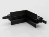 SY-LINK-INT-T2S-BL Коннектор угловой внутренний для встраиваемого низкопрофильного шинопровода Lumker SY-LINK SY-LINK-INT-T2S-BL