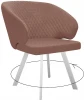 00-00062800 Стул 265 поворотный, Z34 пудра, ножки белые Dikline 00-00062800