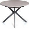 18442 Стол Top Concept круглый Vegas раздвижной (100+40) цемент светлый
