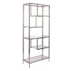 2041-SS clear Консольный стеллаж AllConsoles 2041-SS clear зеркальный хром