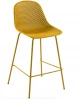 070438 Барный стул Quinby желтый La Forma (ex Julia Grup) арт.070438