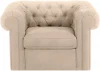 339885 Кресло Chesterfield ОГОГО (арт.339885), (Ткань/Бежевый)