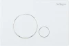 BB014-SR-BIANCO Кнопка смыва BelBagno Sfera BB014-SR-BIANCO белая