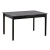 FR 0836 Стол Splash раскладной с автоматическим подъемом вставки 125-155x85x75см, Угольный камень, чёрный