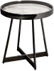47ED-28020 47ED-28020 Стол журнальный белый/черный хром 50*50*55см Garda Decor