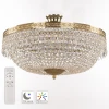19011/55IV/LED-DIM G Потолочная люстра на штанге Bohemia 1901 19011/55IV/LED-DIM G (регулировка яркости, 220V, хрусталь, пульт управления, круглые)