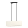901261 Подвесной светильник Eglo Febres 901261 2х60(E27), сталь, черный, текстиль, белый