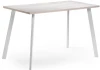 489663 Стол Notta Тринити Лофт 140 25 мм юта / белый матовый 489663