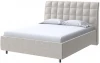 2013700 PROxSON Кровать Volumo без основания (Ткань: Велюр Gratta 1 Шампань) 80x190