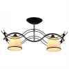MD.3135-2-S WENGE+CH Потолочная люстра Imex MD.3135-2-S WENGE+CH