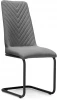 464883 Стул Лулла серый / черный 464883 Woodville