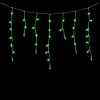 PIL120CAP-10-2G Гирлянда Бахрома с Колпачком 3,1 x 0,5 м Зелёная 220В, 120 LED, Провод Прозрачный ПВХ, IP65