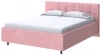 2017965 PROxSON Кровать Diamo без основания (Ткань: Велюр Casa Жемчужно-розовый) 160x190
