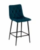 УТ000040900 Стул полубарный Одди Diamond велюр синий Stool Group арт.УТ000040900