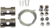 UFB-H50/35 SILVER SET02 Подвес для монтажа магнитного шинопровода в наборе из 2 шт., 2м UFB-H50/35 SILVER SET02