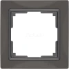 WL03-Frame-01 Рамка на 1 пост Werkel Snabb Basic, серо-коричневый