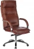 T-9927SL/CHOKOLATE Кресло руководителя Бюрократ T-9927SL светло-коричневый Leather Eichel кожа крестовина металл хром