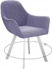00-00062361 Стул 240 поворотный, Z23 лаванда, ножки белые Dikline 00-00062361