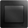 GSL000712 Выключатель встраиваемый одноклавишный (антрацит) Systeme Electric Glossa GSL000712