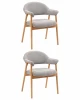 УТ000042033 Стул обеденный Stool Group Tavu с деревянными ножками серый 2 шт. УТ000042033
