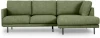 727516 Диван Ricadi угловой ОГОГО (арт.727516), (Ткань,Рогожка/Зеленый)