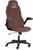 21155 Компьютерное кресло игровое Tetchair BAZUKA (Флок/Коричневый)