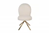 30C-12390 Стул обеденный поворотный букле белый 66*51*91см Garda Decor 30C-12390