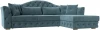 121583 Диван угловой Артис правый угол (Бирюзовый/Велюр) Лига Диванов арт.121583