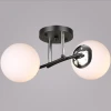 02318-0.3-02 BK+CH Потолочная люстра на штанге Reluce 02318-0.3-02 BK+CH (220V, шар)