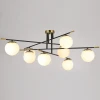 IL0059-8C-79 BK COP Потолочная люстра на штанге ILLUMICO IL0059-8C-79 BK COP
