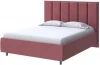 1936852 PROxSON Кровать Routa без основания (Ткань: Велюр Ultra Багряный) 200x200