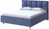 2018195 PROxSON Кровать Chessy без основания (Ткань: Велюр Casa Сапфировый) 90x200