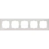 WL01-Frame-05 Рамка на 5 постов Werkel Favorit, дымчатый