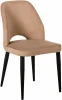 41012300Э_БежЧёрн Стул R-Home Ledger Беж Эко Чёрн