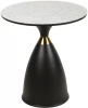 SX-51casa Столик журнальный Бонс SX-51, 51x56 см, белый/черный IST-CASA