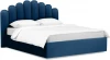 517611 Кровать Queen Sharlotta 1600 Lux ОГОГО (арт.517611), (Ткань/Синий)