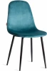 24484 Стул BREEZE (mod. JSC-58) / 2 шт. в упаковке Tetchair (Велюр,Металл /Синий) арт.24484