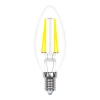 LED-C35-5W/WW/E14/CL/MB GLM10TR картон Лампочка светодиодная свеча прозрачная E14 5W 3000K Uniel LED-C35-5W/WW/E14/CL/MB GLM10TR
