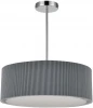 8111/5 Потолочная люстра на штанге Lumion Zigrisa 8111/5 хром/серый, металл/текстиль E14 5*40W 220V (круглые)
