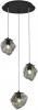 SL1175.403.03 Подвесной светильник ST Luce Portici SL1175.403.03 Черный/Серо-зеленый E14 3*40W