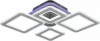 20536-0.3-2+2+1 CR Потолочная люстра светодиодная на штанге с пультом Reluce 20536-0.3-2+2+1 CR