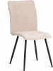 21653 Стул обеденный Bari Tetchair (Велюр/Молочный,Черный) арт. 21653