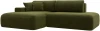 121402L Диван угловой Лига-036 НПБ Модерн левый угол (Зеленый/Микровельвет) Лига Диванов арт.121402L