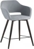 УТ000025169 Стул полубарный Stool Group Саймон велюр серый УТ000025169