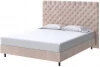 2027640 PROxSON Кровать Paris Boxspring Standart (Ткань: Велюр Лофти Мокко) 90x200