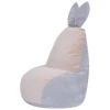 19132 Кресло мешок Dreambag Зайчик Серо-Бежевый (Классический) 19132
